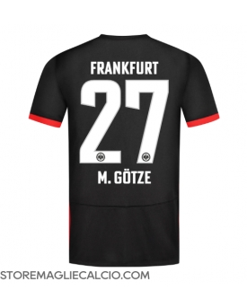 Eintracht Frankfurt Mario Gotze #27 Maglia Gara Trasferta Repliche 2024-25 Maniche Corte
